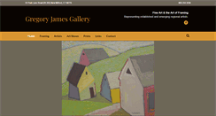 Desktop Screenshot of gregoryjamesgallery.com