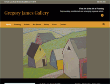 Tablet Screenshot of gregoryjamesgallery.com